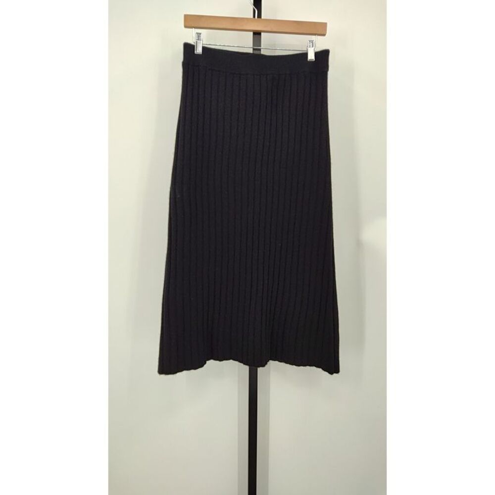 NWT Mongolian Cashmere Fitted Midi Skirt Quince